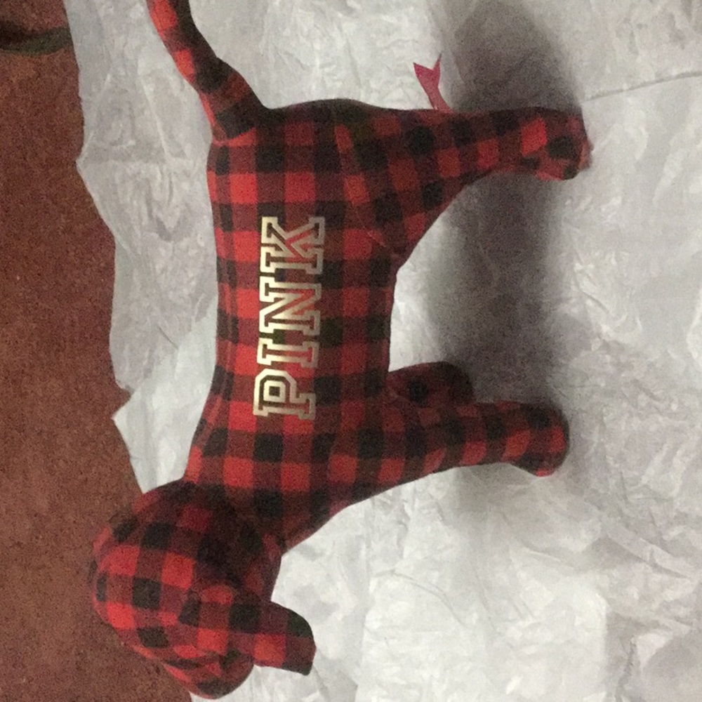 Victoria secret pink dog plaid big dog